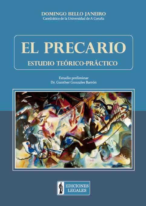 Portada EL PRECARIO ESTUDIO TEÓRICO-PRÁCTICO