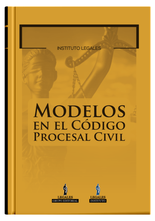 Portada MODELOS EN EL CÓDIGO PROCESAL CIVIL 2022