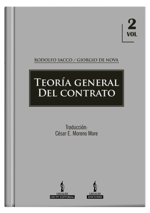 Portada TEORÍA GENERAL DEL CONTRATO (volumen 2)
